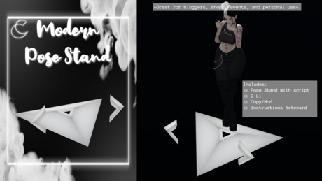 Second Life Marketplace - {C} - Modern Pose Stand